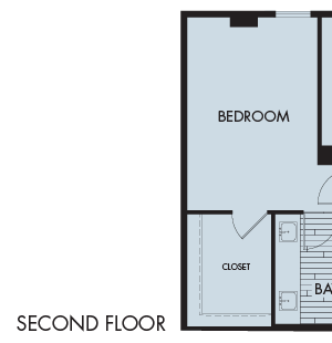 Plan 3A Townhome Townhome at Symmetry Apartments in Northridge, CA